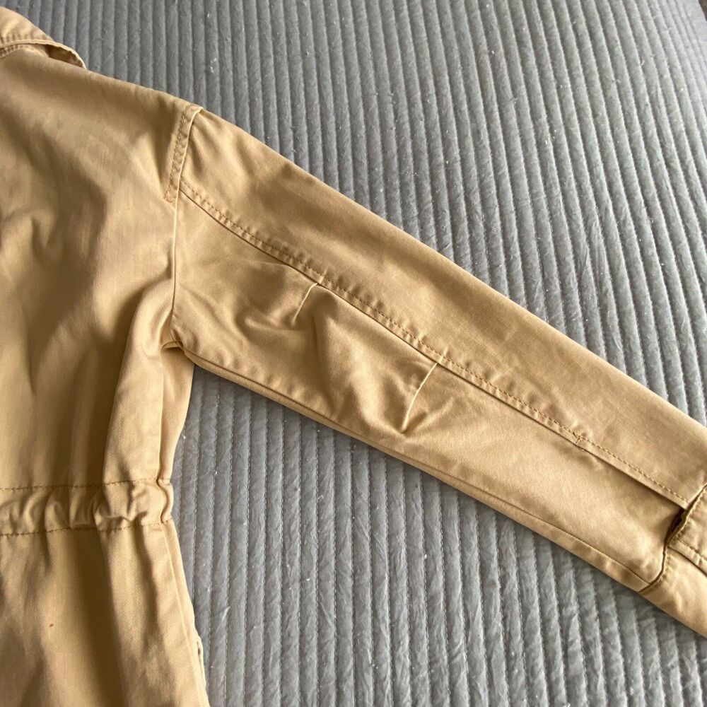 Universal Thread Women's XS Beige Utility Jacket Collared Button Front Casual - Picture 5 of 16